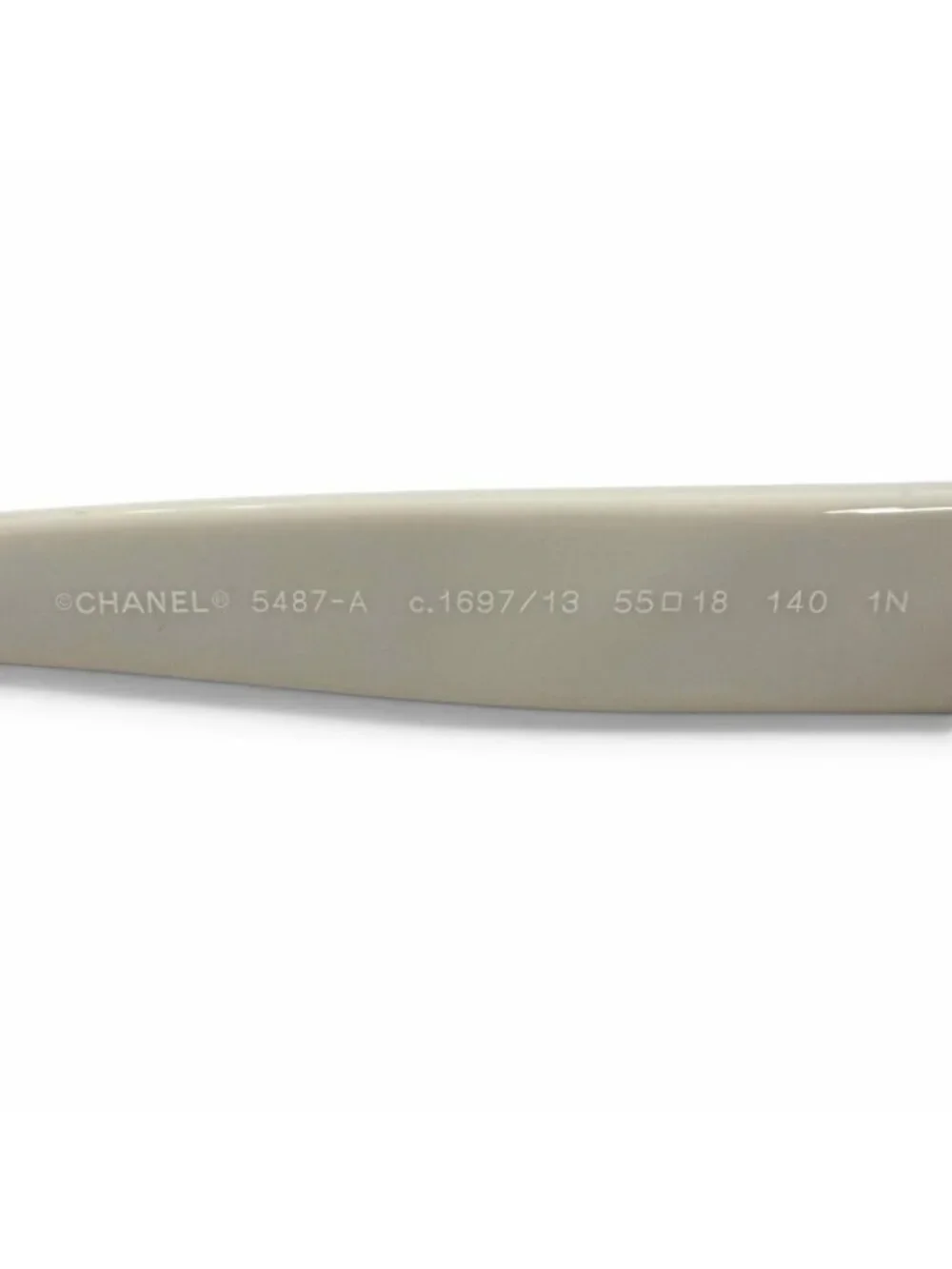 Chanel CC Logo Ball Chain Sunglasses Light Beige Eyewear